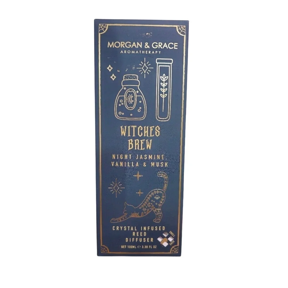Reed‎ Diffuser Vanilla Musk Jasmine Morgan & Grace My Little Book of Spells NWT